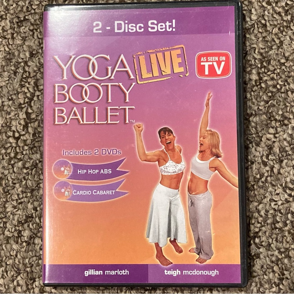 Yoga Live Booty Ballet 2 disc set. Used. 2006